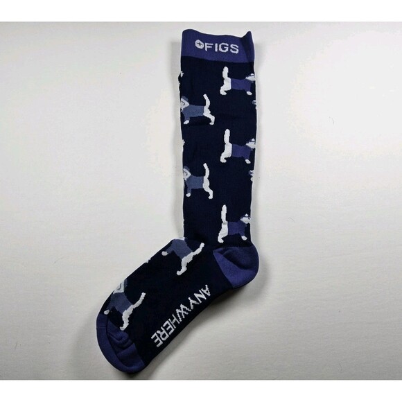 FIGS Compression Awesome Anywhere Dog Socks Size L - Picture 1 of 3